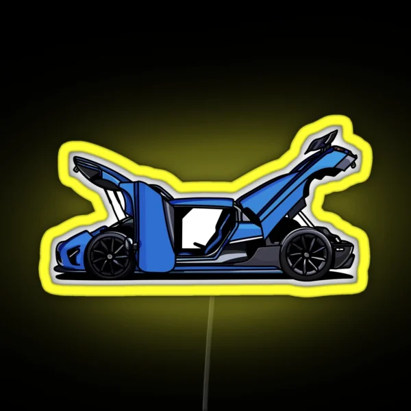 RS Hypercar RGB Neon Sign