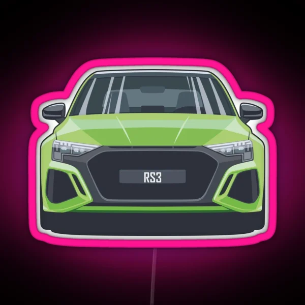 RS3 8Y Vector Drawing RGB Neon Sign