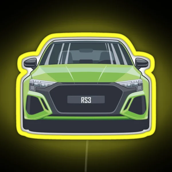 RS3 8Y Vector Drawing RGB Neon Sign