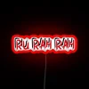 rgb neon sign ru-rah-rah in red