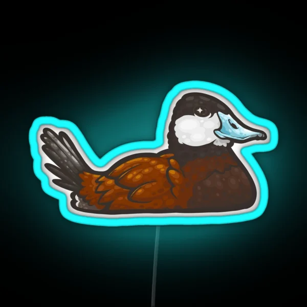 Ruddy Duck RGB Neon Sign