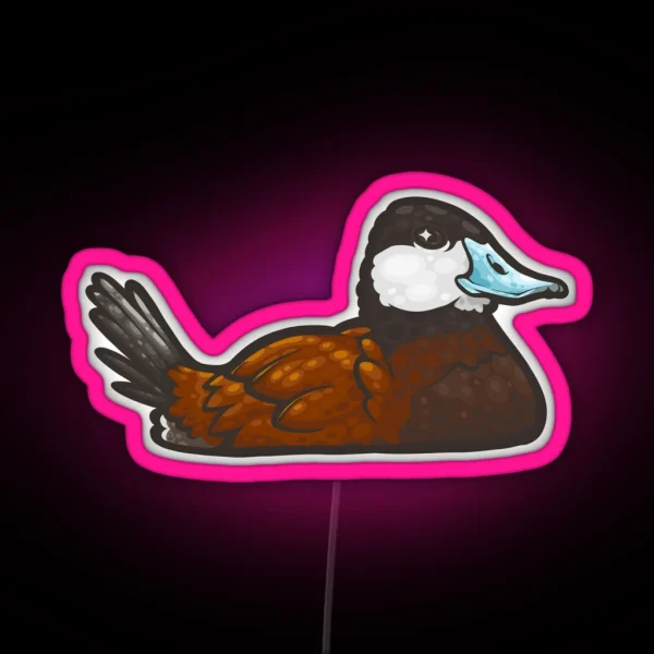 Ruddy Duck RGB Neon Sign