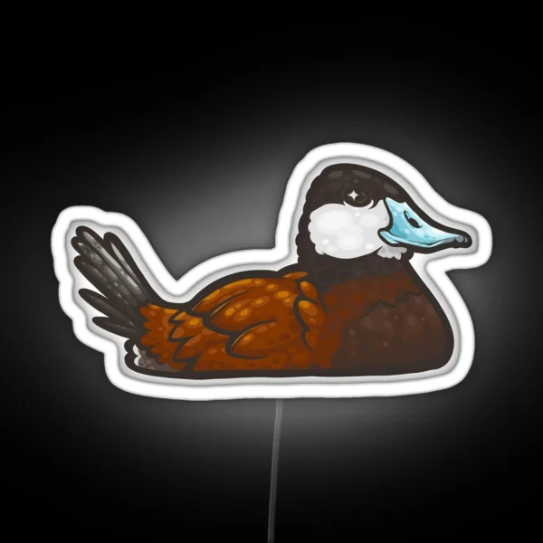 Ruddy Duck RGB Neon Sign