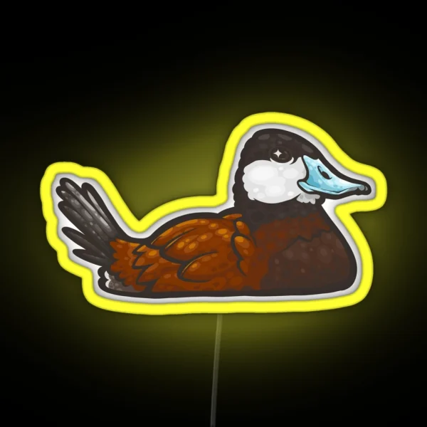 Ruddy Duck RGB Neon Sign