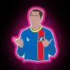 Neon Sign Saying Jaime in RGB Pink Colors