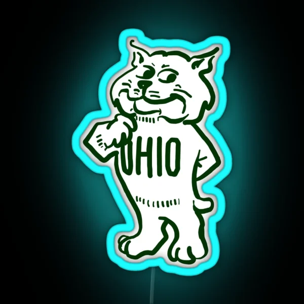 Rufus The Bobcat RGB Neon Sign