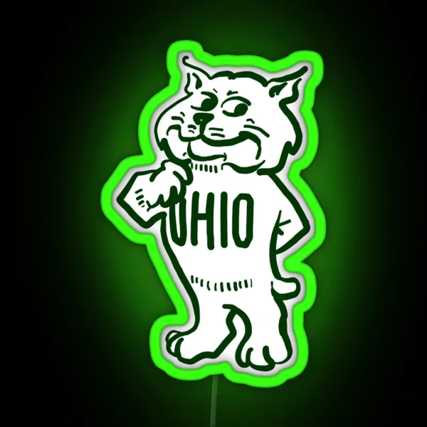 Rufus The Bobcat RGB Neon Sign