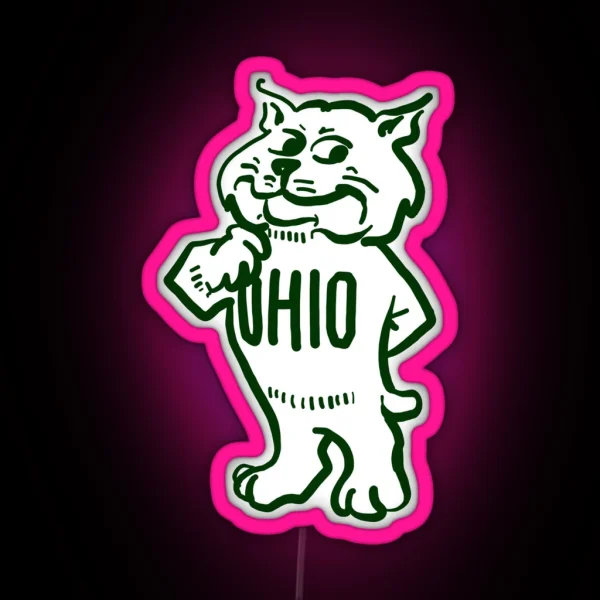 Rufus The Bobcat RGB Neon Sign