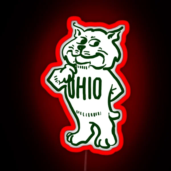 Rufus The Bobcat RGB Neon Sign