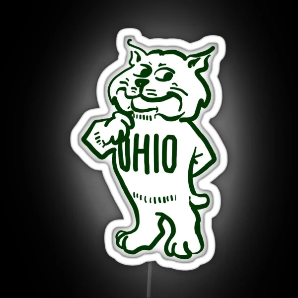 Rufus The Bobcat RGB Neon Sign