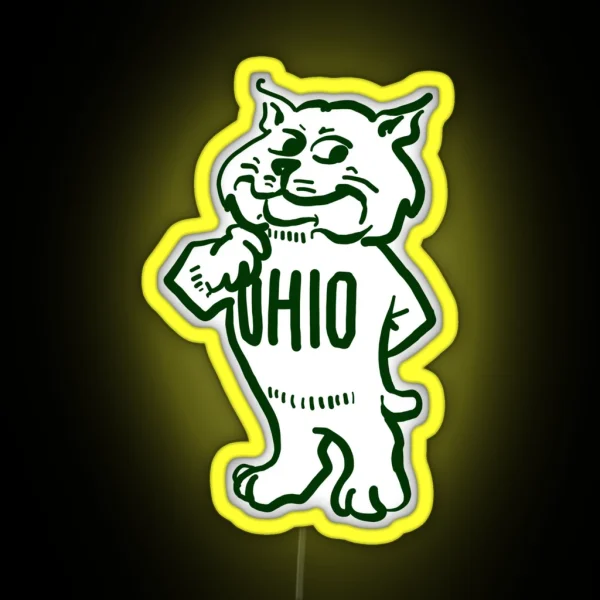 Rufus The Bobcat RGB Neon Sign