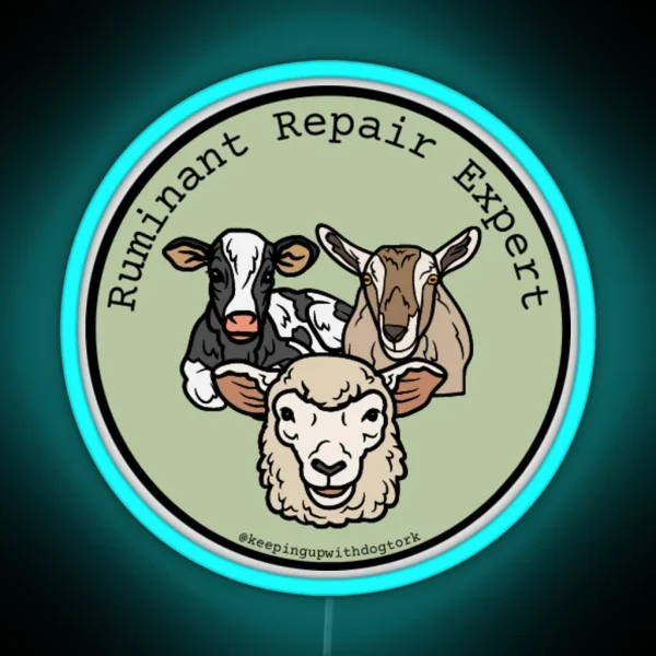 Ruminant Repair Expert RGB Neon Sign
