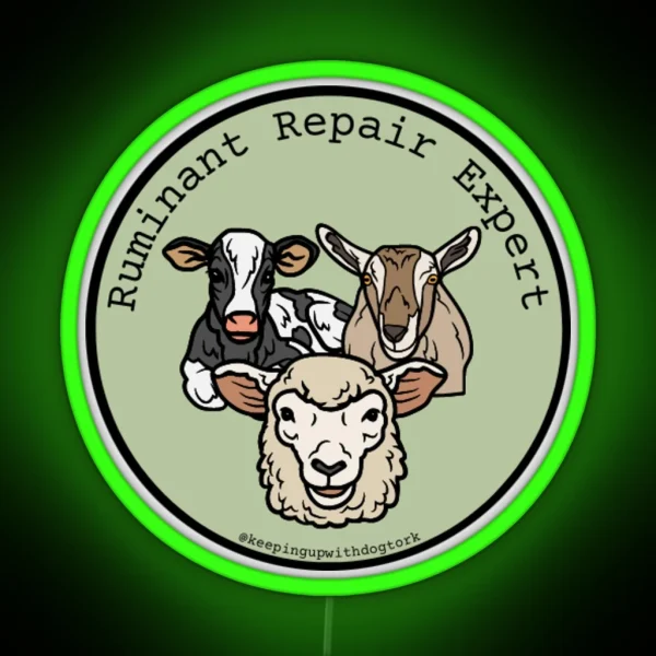 Ruminant Repair Expert RGB Neon Sign