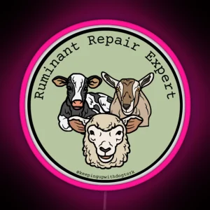 Ruminant Repair Expert RGB Neon Sign