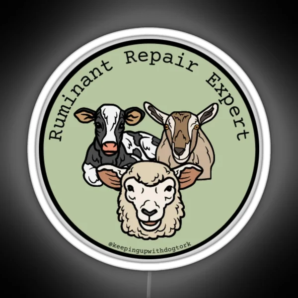 Ruminant Repair Expert RGB Neon Sign