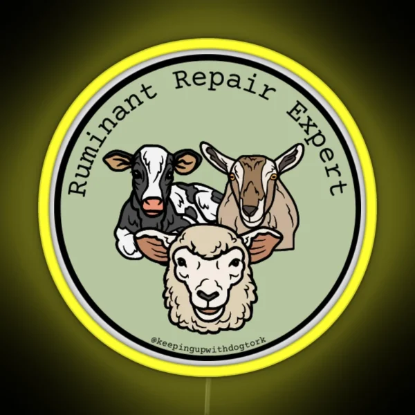 Ruminant Repair Expert RGB Neon Sign