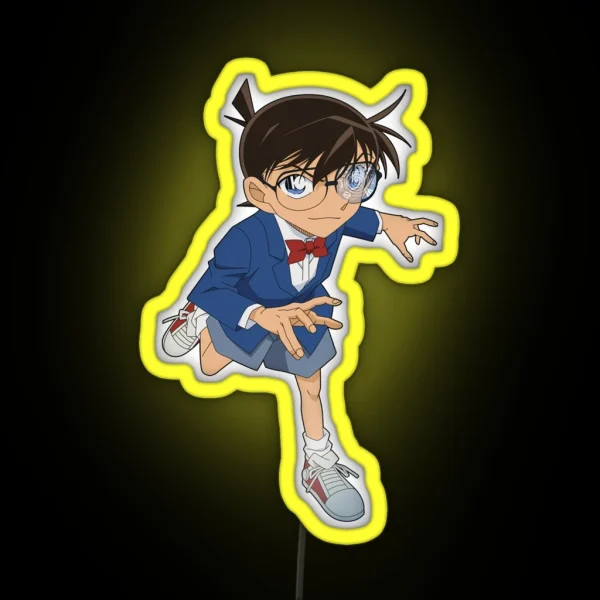 Run Conan Boy RGB Neon Sign