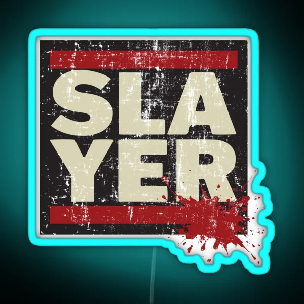 Run DMC Slayer RGB Neon Sign