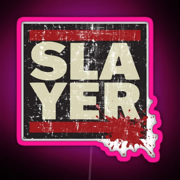 Run DMC Slayer RGB Neon Sign
