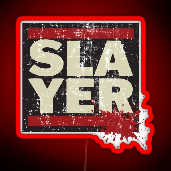 Run DMC Slayer RGB Neon Sign