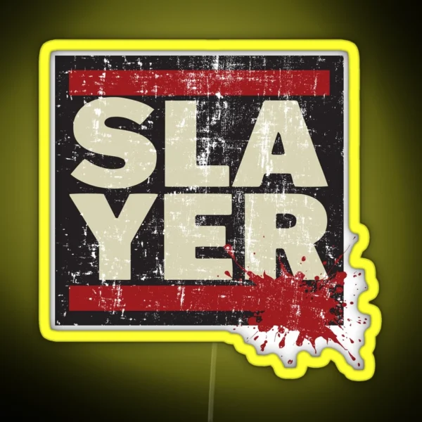 Run DMC Slayer RGB Neon Sign