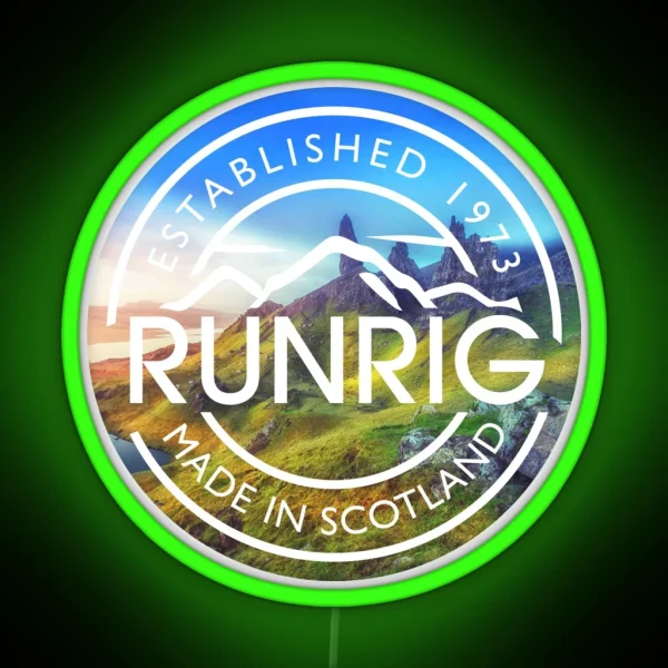 Runrig Isle Of Skye RGB Neon Sign