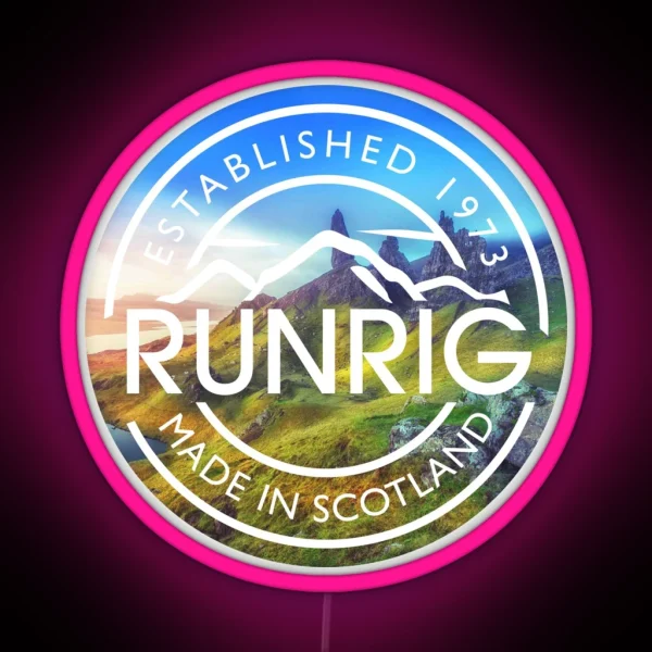 Runrig Isle Of Skye RGB Neon Sign