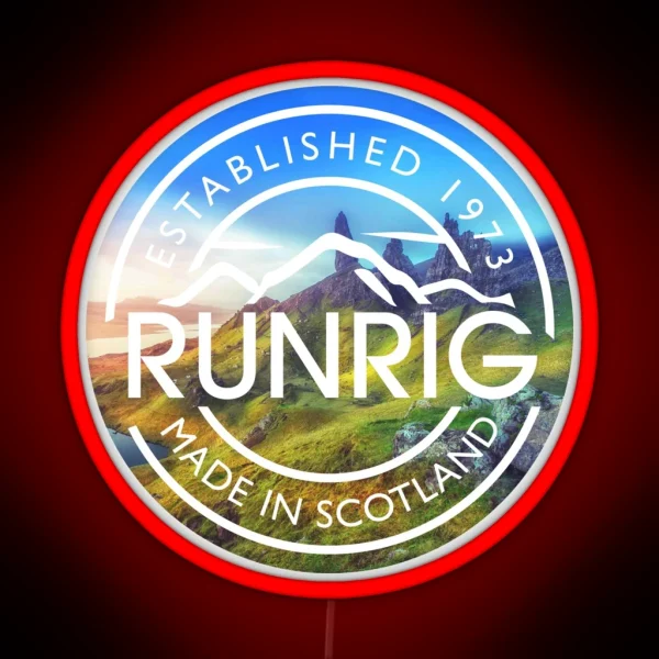 Runrig Isle Of Skye RGB Neon Sign