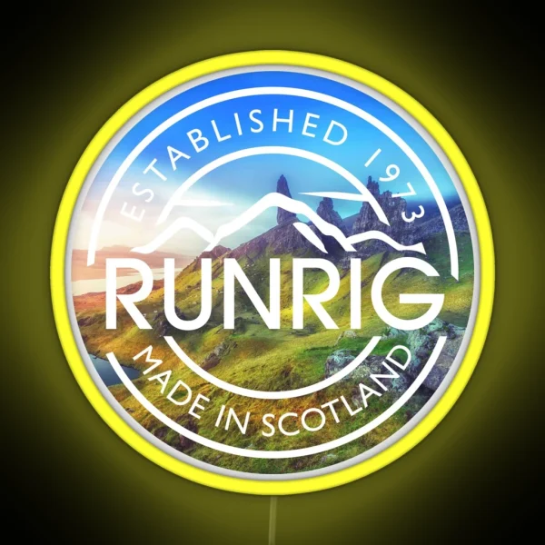 Runrig Isle Of Skye RGB Neon Sign