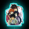 rurouni kenshin neon sign rgb colors blue version
