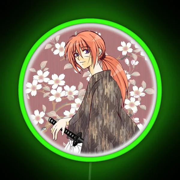 Rurouni Kenshin Aesthetic RGB Neon Sign