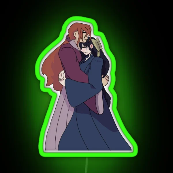 Rurouni Kenshin And Kaoru RGB Neon Sign