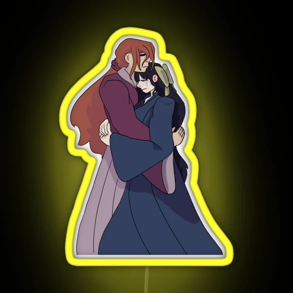 Rurouni Kenshin And Kaoru RGB Neon Sign