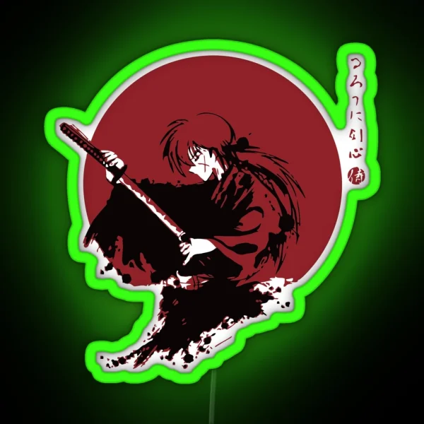 Rurouni Kenshin Anime Led RGB Neon Sign