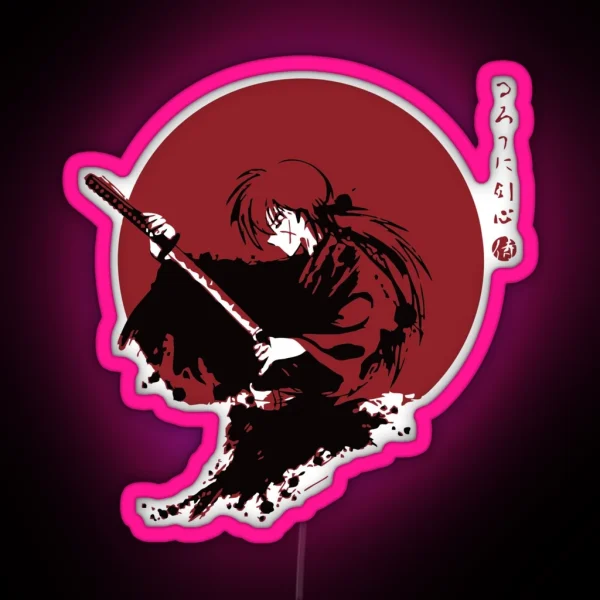 Rurouni Kenshin Anime Led RGB Neon Sign