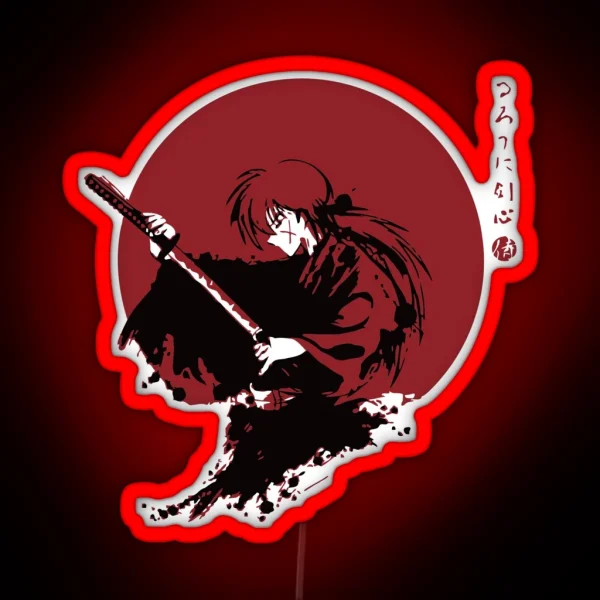 Rurouni Kenshin Anime Led RGB Neon Sign