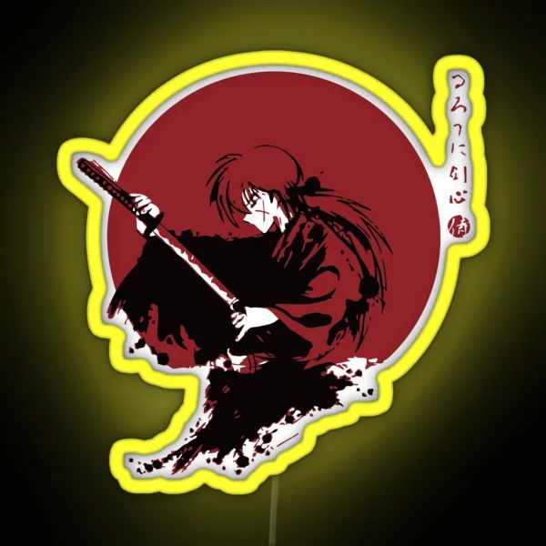 Rurouni Kenshin Anime Led RGB Neon Sign