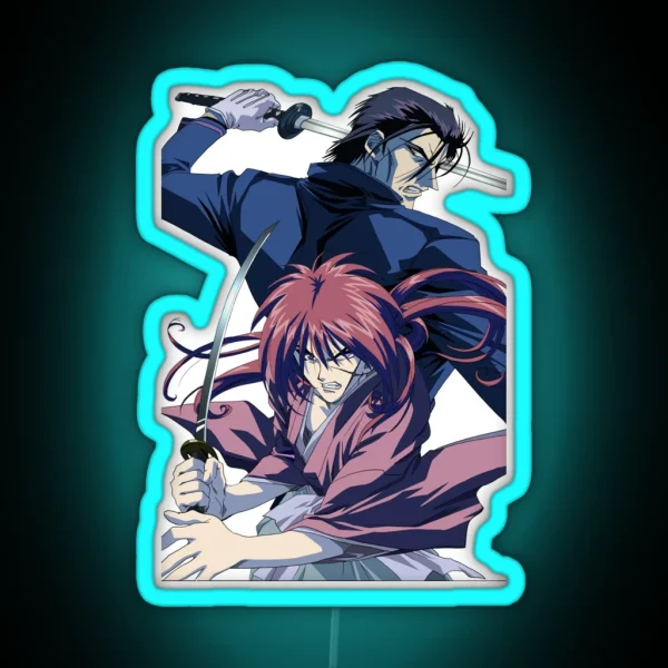 Rurouni Kenshin Anime RGB Neon Sign
