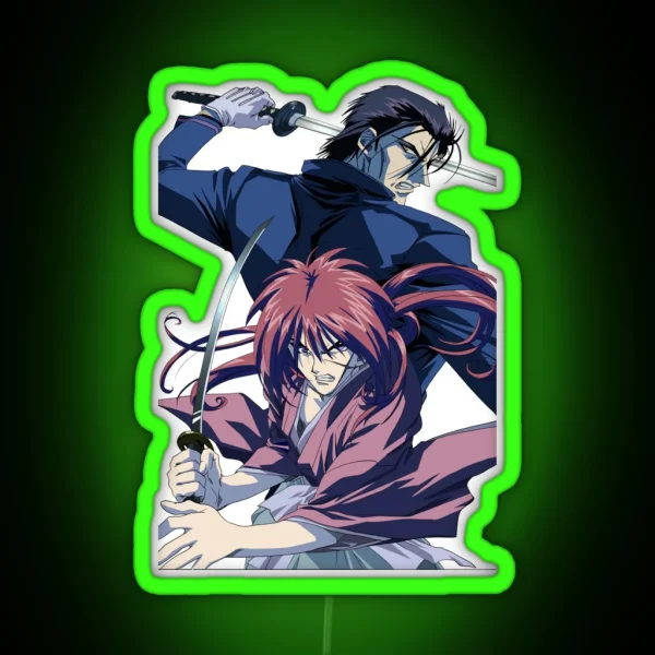Rurouni Kenshin Anime RGB Neon Sign