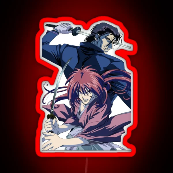 Rurouni Kenshin Anime RGB Neon Sign