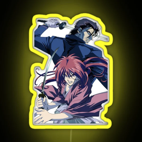 Rurouni Kenshin Anime RGB Neon Sign
