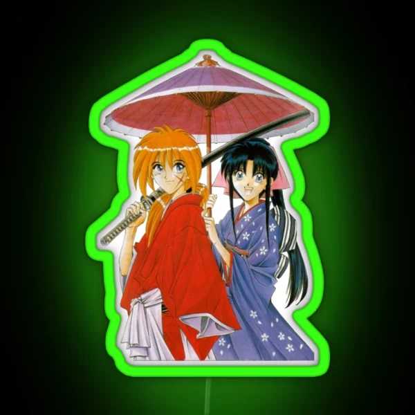 Rurouni Kenshin Anime RGB Neon Sign