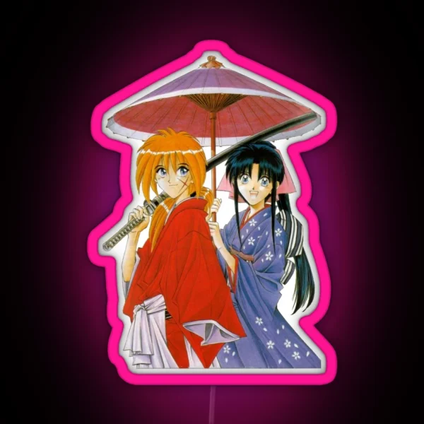 Rurouni Kenshin Anime RGB Neon Sign