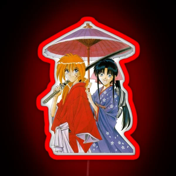 Rurouni Kenshin Anime RGB Neon Sign