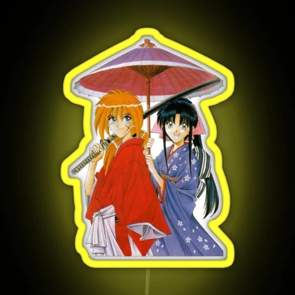 Rurouni Kenshin Anime RGB Neon Sign