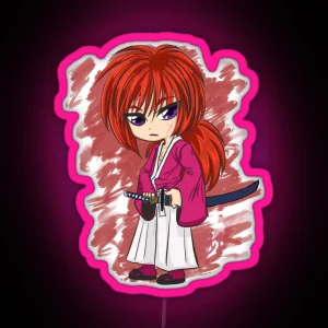 Rurouni Kenshin Kenshin Himura RGB Neon Sign