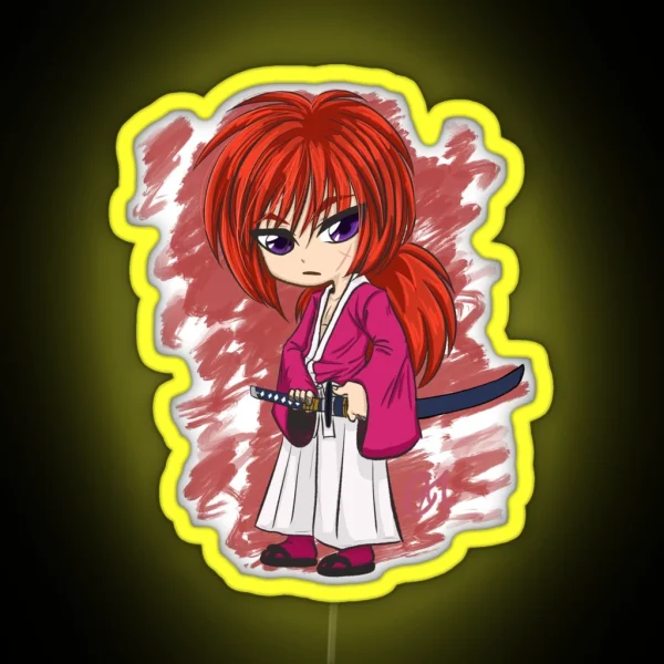 Rurouni Kenshin Kenshin Himura RGB Neon Sign