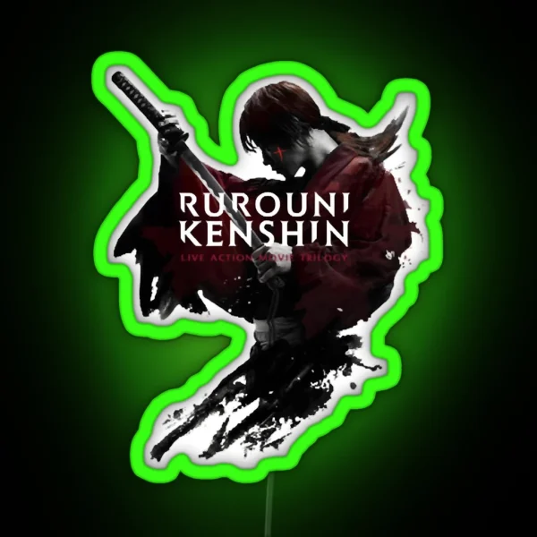 Rurouni Kenshin Live Actionn RGB Neon Sign