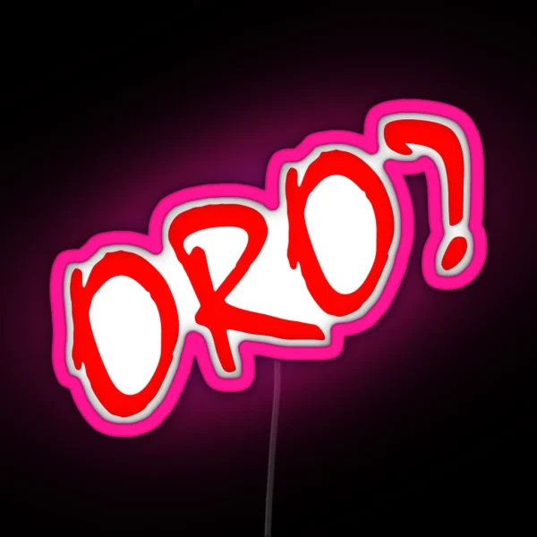 Rurouni Kenshin Oro Red RGB Neon Sign