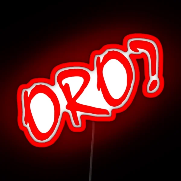 Rurouni Kenshin Oro Red RGB Neon Sign